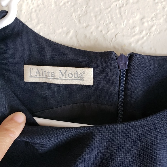 L' Altra Moda Women's Sleeveless Dress Italian - Picture 6 of 8